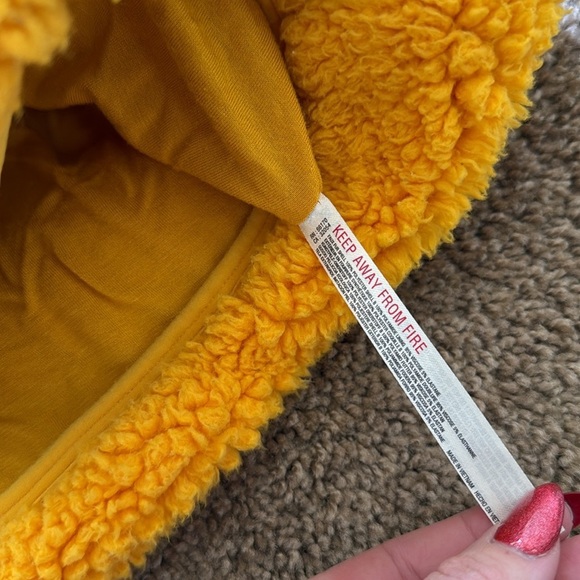 FP Movement Free People Adventure Awaits Sherpa Fleece Jacket Bright Yellow - Picture 10 of 12